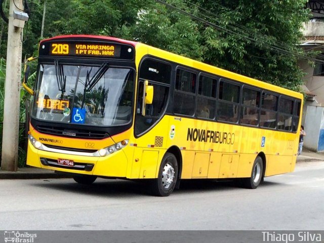 FAOL - Friburgo Auto Ônibus 092 na cidade de Nova Friburgo, Rio de Janeiro, Brasil, por Thiago Silva. Número da foto: #4742511.