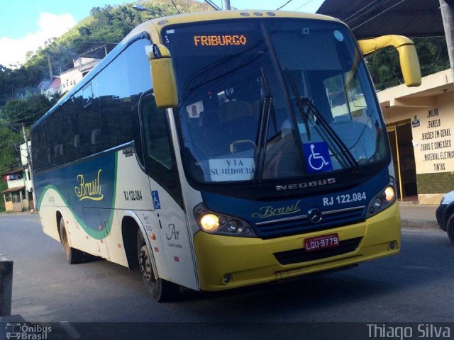 Brasil SA Transporte e Turismo RJ 122.084 na cidade de Nova Friburgo, Rio de Janeiro, Brasil, por Thiago Silva. Número da foto: #4742520.