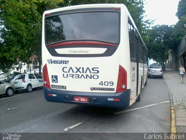 Visate - Viação Santa Tereza 409 na cidade de Caxias do Sul, Rio Grande do Sul, Brasil, por Carlos Gabriel. Número da foto: #4741002.