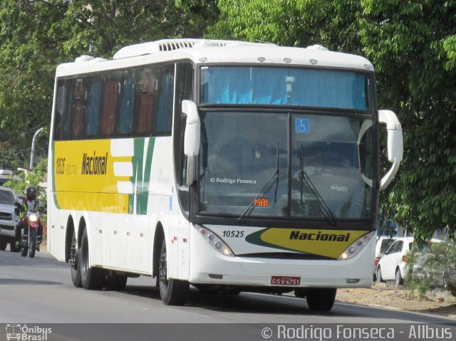 Viação Nacional 10525 na cidade de Maceió, Alagoas, Brasil, por Rodrigo Fonseca. Número da foto: #4742303.