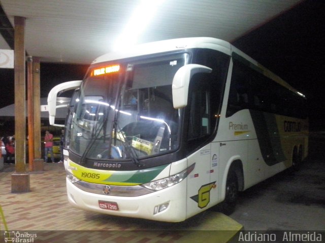 Empresa Gontijo de Transportes 19085 na cidade de João Monlevade, Minas Gerais, Brasil, por Adriano  Almeida. Número da foto: #4740547.