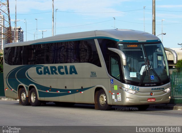 Viação Garcia 7856 na cidade de São Paulo, São Paulo, Brasil, por Leonardo Fidelli. Número da foto: #4742338.