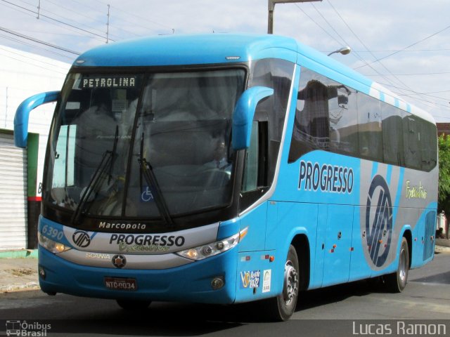 Auto Viação Progresso 6390 na cidade de Serra Talhada, Pernambuco, Brasil, por Lucas Ramon. Número da foto: #4744857.