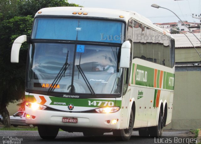 Empresa Gontijo de Transportes 14770 na cidade de Araxá, Minas Gerais, Brasil, por Lucas Borges . Número da foto: #4744314.