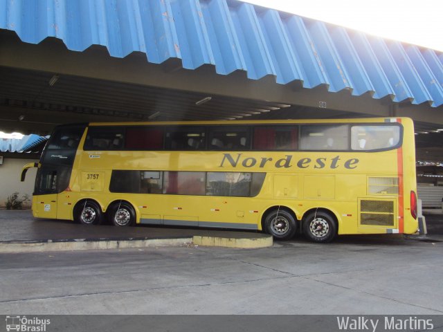 Viação Nordeste 3757 na cidade de Natal, Rio Grande do Norte, Brasil, por Walky Martins Nascimento. ID da foto: 4744131.