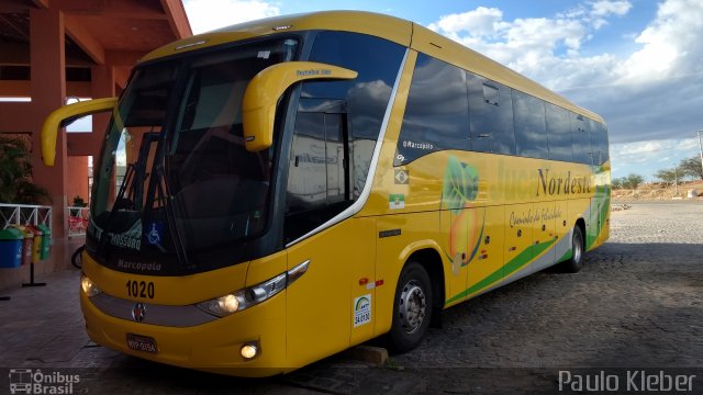 Viação Nordeste 1020 na cidade de Lajes, Rio Grande do Norte, Brasil, por Paulo Kleber. Número da foto: #4743331.