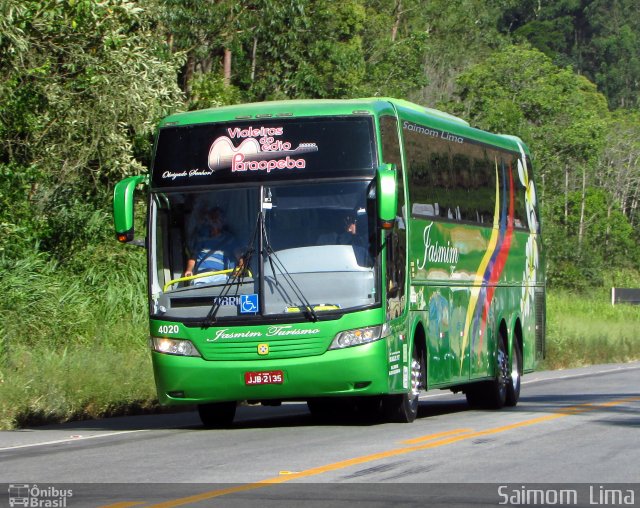 Jasmim Turismo 4020 na cidade de Marechal Floriano, Espírito Santo, Brasil, por Saimom  Lima. Número da foto: #4744491.