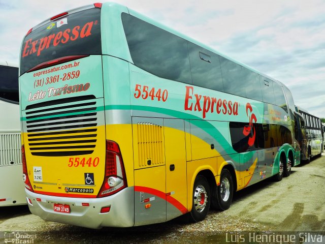 Expressa Turismo 55440 na cidade de Aparecida, São Paulo, Brasil, por Luis Henrique Silva. Número da foto: #4747538.