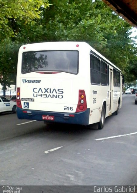 Visate - Viação Santa Tereza 216 na cidade de Caxias do Sul, Rio Grande do Sul, Brasil, por Carlos Gabriel. Número da foto: #4745705.