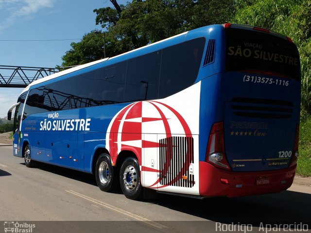 Viação São Silvestre 1200 na cidade de Conselheiro Lafaiete, Minas Gerais, Brasil, por Rodrigo  Aparecido. Número da foto: #4746813.