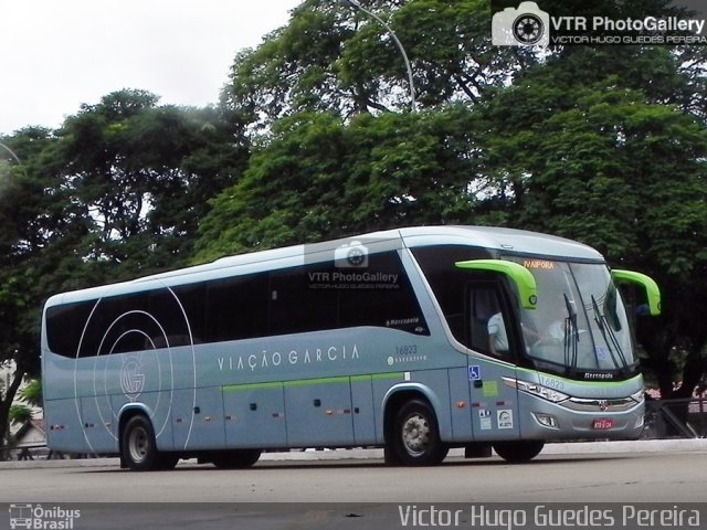 Viação Garcia 16823 na cidade de Maringá, Paraná, Brasil, por Victor Hugo Guedes Pereira. Número da foto: #4745981.