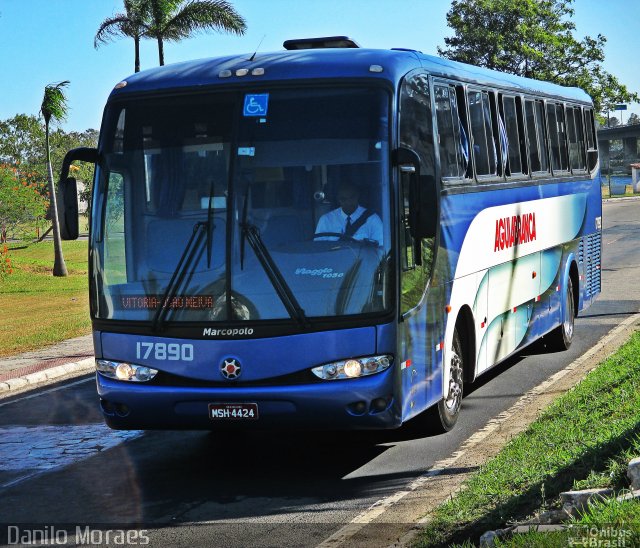 Viação Águia Branca 17890 na cidade de Vitória, Espírito Santo, Brasil, por Danilo Moraes. ID da foto: 4747320.