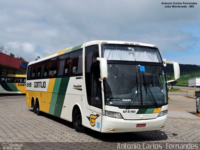 Empresa Gontijo de Transportes 12430 na cidade de João Monlevade, Minas Gerais, Brasil, por Antonio Carlos Fernandes. Número da foto: #4746157.