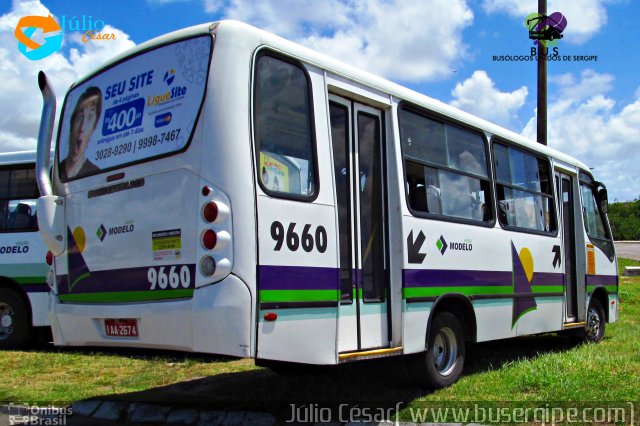 Viação Modelo 9660 na cidade de Aracaju, Sergipe, Brasil, por Julio Cesar  Barbosa Martins. Número da foto: #5389535.