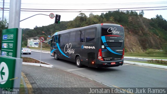 Empresa de Ônibus Nossa Senhora da Penha 53032 na cidade de Balneário Camboriú, Santa Catarina, Brasil, por Jonatan Eduardo Jurk Ramos. Número da foto: #5389373.