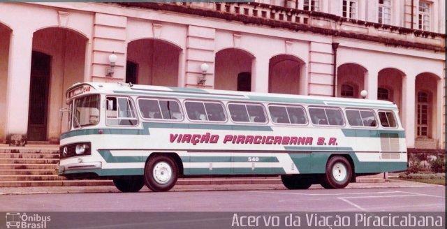 Viação Piracicabana 540 na cidade de Piracicaba, São Paulo, Brasil, por Adalberto Mattera. Número da foto: #5388040.