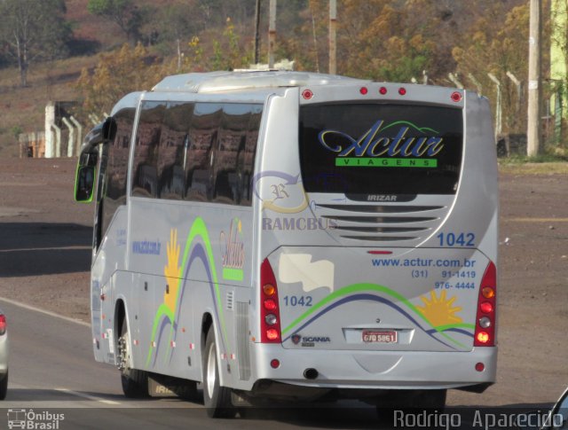 Actur Viagens 1042 na cidade de Conselheiro Lafaiete, Minas Gerais, Brasil, por Rodrigo  Aparecido. Número da foto: #5389032.