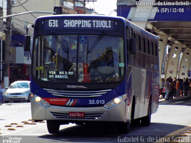 Auto Viação Ouro Verde 32.013 na cidade de Americana, São Paulo, Brasil, por Gabriel Giacomin de Lima. Número da foto: #5389009.