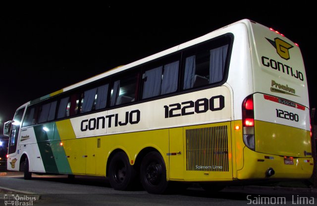 Empresa Gontijo de Transportes 12280 na cidade de Vitória, Espírito Santo, Brasil, por Saimom  Lima. Número da foto: #5387658.