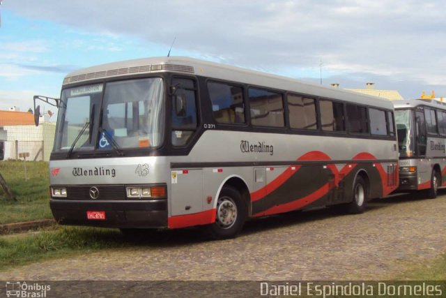 Wendling Transportes Coletivos 43 na cidade de Tramandaí, Rio Grande do Sul, Brasil, por Daniel Espindola Dorneles. ID da foto: 5387495.