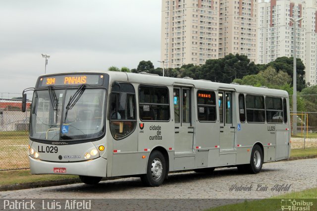 Araucária Transportes Coletivos LL029 na cidade de Curitiba, Paraná, Brasil, por Patrick  Luis Aifeld. ID da foto: 5389097.