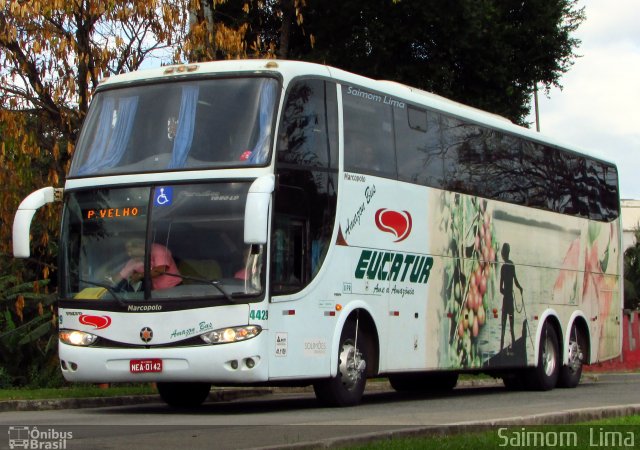 Eucatur - Empresa União Cascavel de Transportes e Turismo 4429 na cidade de Vitória, Espírito Santo, Brasil, por Saimom  Lima. Número da foto: #5387683.