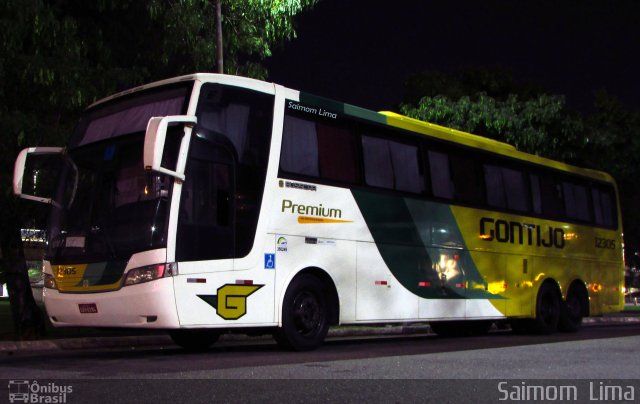 Empresa Gontijo de Transportes 12305 na cidade de Vitória, Espírito Santo, Brasil, por Saimom  Lima. ID da foto: 5387594.