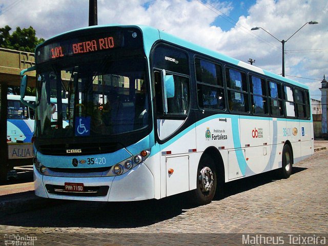 Rota Sol > Vega Transporte Urbano 35420 na cidade de Fortaleza, Ceará, Brasil, por Matheus Lima Teixeira. Número da foto: #5409170.