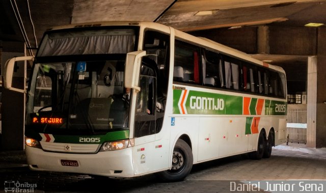 Empresa Gontijo de Transportes 21095 na cidade de Belo Horizonte, Minas Gerais, Brasil, por Daniel Junior Sena. ID da foto: 5408154.