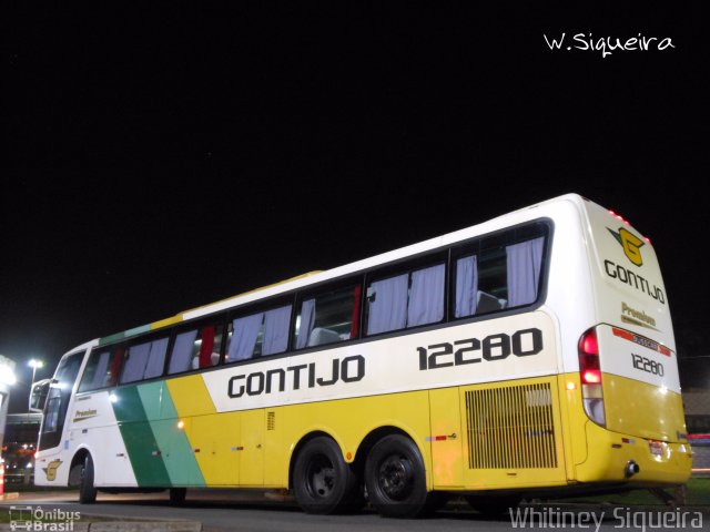 Empresa Gontijo de Transportes 12280 na cidade de Vitória, Espírito Santo, Brasil, por Whitiney Siqueira. Número da foto: #5409400.