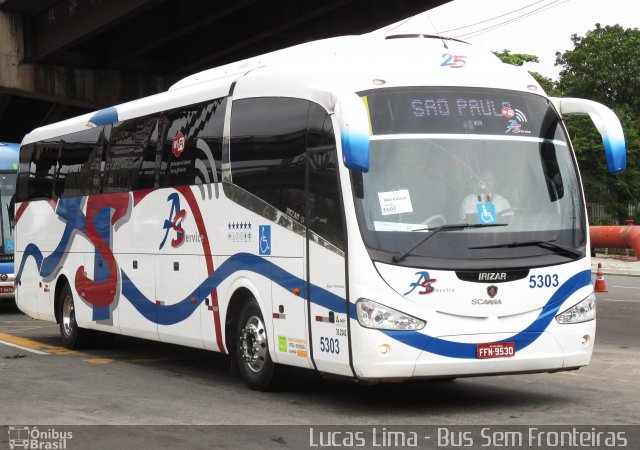 AS Service 5303 na cidade de Rio de Janeiro, Rio de Janeiro, Brasil, por Lucas Lima. ID da foto: 5411120.