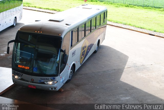 Viação Real 9407 na cidade de Campo Mourão, Paraná, Brasil, por Guilherme Esteves Peruzzi. Número da foto: #5409921.