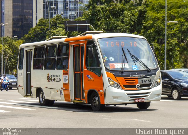 Alfa Rodobus > CooperAlfa 8 6151 na cidade de São Paulo, São Paulo, Brasil, por Oscar Rodriguez . Número da foto: #5411879.