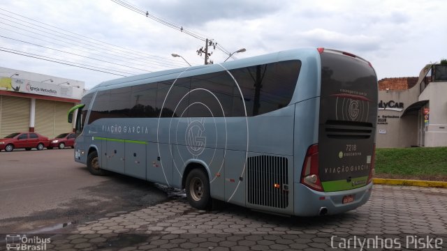 Viação Garcia 7218 na cidade de Castro, Paraná, Brasil, por Carlynhos Piske. Número da foto: #5411511.