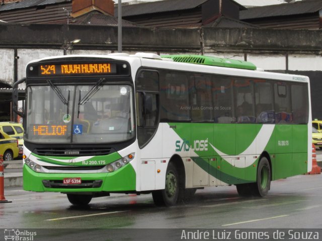 Viação São José RJ 200.175 na cidade de Rio de Janeiro, Rio de Janeiro, Brasil, por André Luiz Gomes de Souza. Número da foto: #5411903.