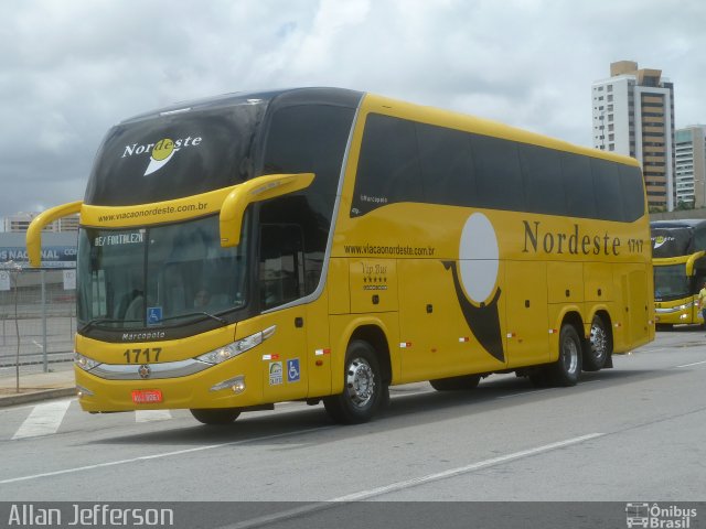 Viação Nordeste 1717 na cidade de Natal, Rio Grande do Norte, Brasil, por Allan Jefferson. Número da foto: #5411145.