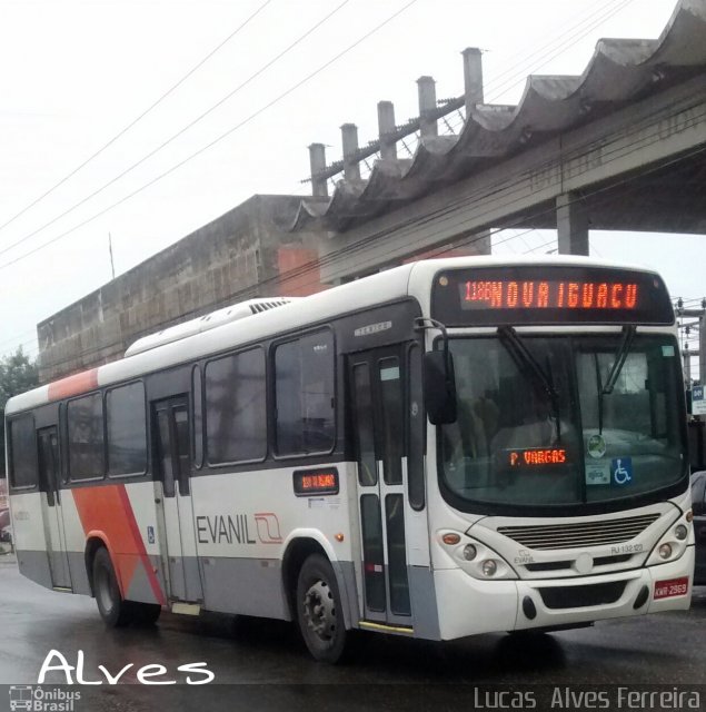 Evanil Transportes e Turismo RJ 132.123 na cidade de Nova Iguaçu, Rio de Janeiro, Brasil, por Lucas Alves Ferreira. Número da foto: #5411952.