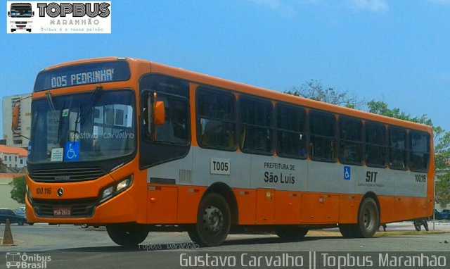 Taguatur - Taguatinga Transporte e Turismo 100.116 na cidade de São Luís, Maranhão, Brasil, por Gustavo Carvalho. ID da foto: 5410366.