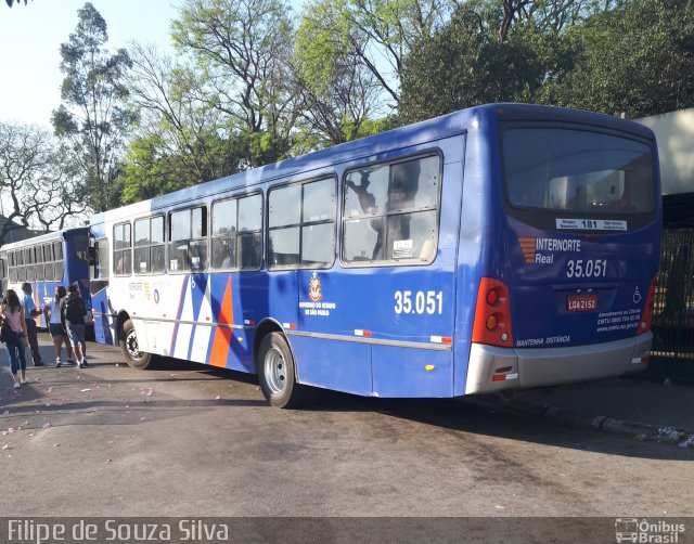 Real Transportes Metropolitanos 35.051 na cidade de São Paulo, São Paulo, Brasil, por Filipe  Souza Silva. ID da foto: 5412285.