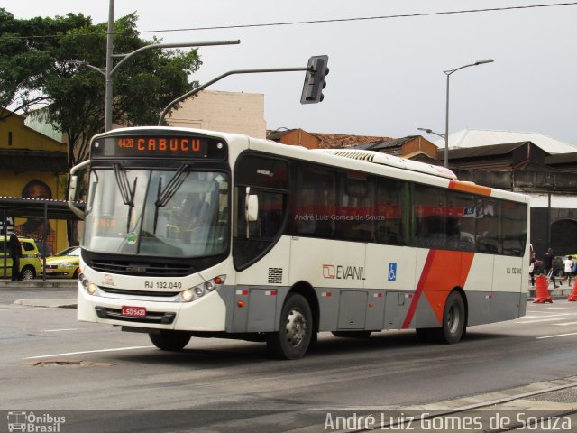 Evanil Transportes e Turismo RJ 132.040 na cidade de Rio de Janeiro, Rio de Janeiro, Brasil, por André Luiz Gomes de Souza. Número da foto: #5413481.