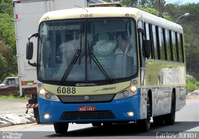 Expresso 1002 6088 na cidade de Recife, Pernambuco, Brasil, por Carlos Júnior. ID da foto: 5413467.