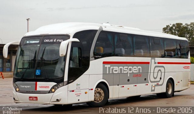 Transpen Transporte Coletivo e Encomendas 40020 na cidade de Curitiba, Paraná, Brasil, por Cristiano Soares da Silva. Número da foto: #5412746.