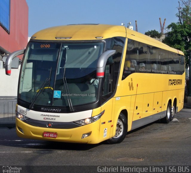 Viação Itapemirim 60815 na cidade de Rio de Janeiro, Rio de Janeiro, Brasil, por Gabriel Henrique Lima. Número da foto: #5413685.