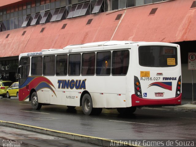 Transportadora Tinguá RJ 156.027 na cidade de Rio de Janeiro, Rio de Janeiro, Brasil, por André Luiz Gomes de Souza. ID da foto: 5413403.