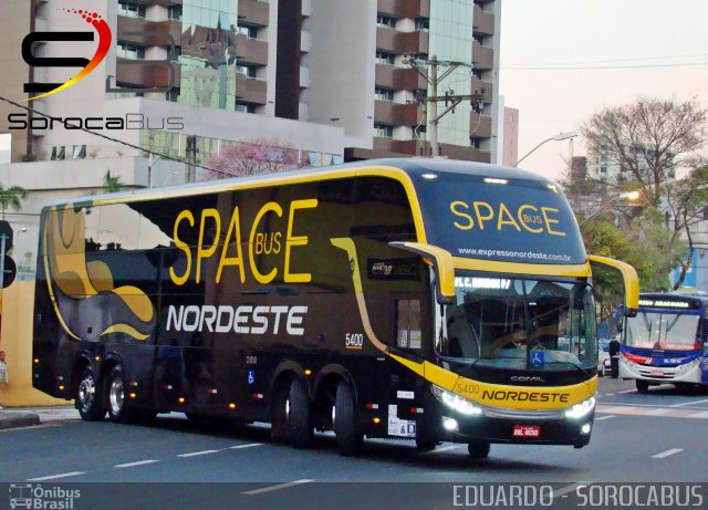 Expresso Nordeste 5400 na cidade de Sorocaba, São Paulo, Brasil, por EDUARDO - SOROCABUS. Número da foto: #5413759.
