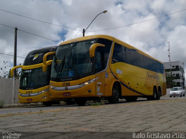 Viação Nordeste 1706 na cidade de Natal, Rio Grande do Norte, Brasil, por Italo Gustavo. Número da foto: #5414564.