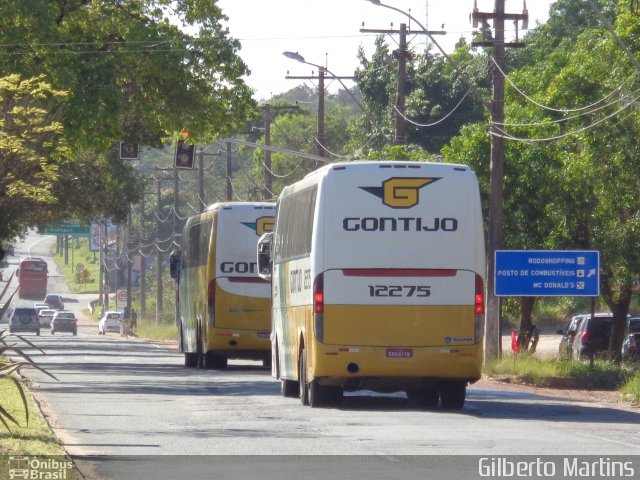 Empresa Gontijo de Transportes 12275 na cidade de Guarapari, Espírito Santo, Brasil, por Gilberto Martins. ID da foto: 5413355.