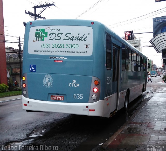 Transportes Santa Maria 635 na cidade de Pelotas, Rio Grande do Sul, Brasil, por Felipe Ferreira Ribeiro. Número da foto: #5414500.
