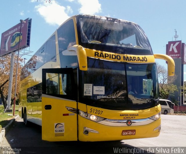 Rápido Marajó 51207 na cidade de Vitória, Espírito Santo, Brasil, por Wellington  da Silva Felix. Número da foto: #5414753.