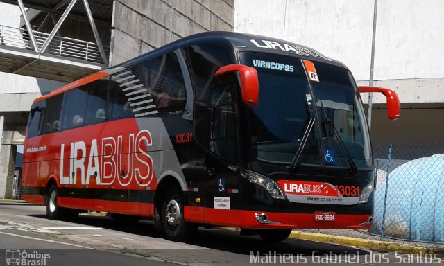 Lirabus 13031 na cidade de Campinas, São Paulo, Brasil, por Matheus Gabriel dos Santos. Número da foto: #5415442.